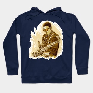 Roland Kirk - An illustration by Paul Cemmick Hoodie